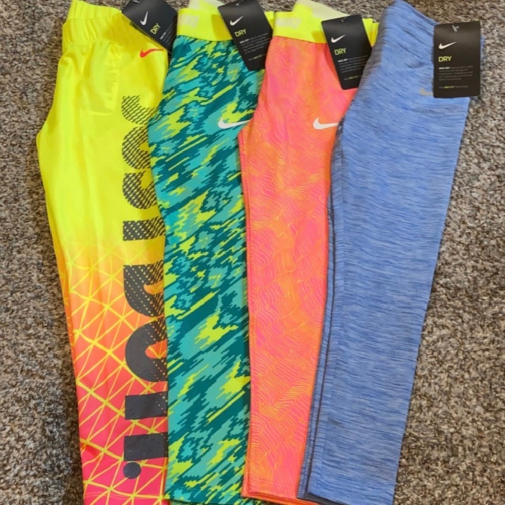NWT - Nike Girls Leggings Bundle Size 6